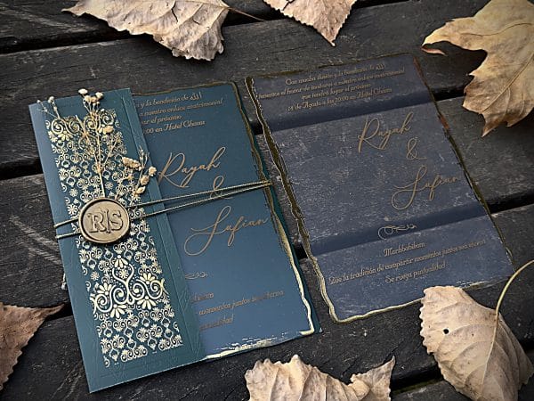 transparent wedding invitation with premium finish and modern layout