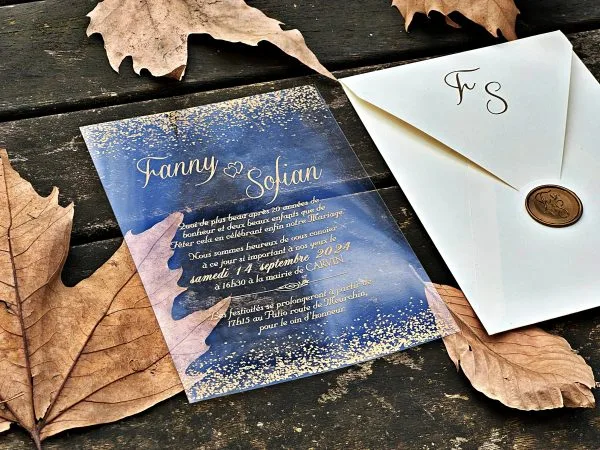 acrylic sweet 16 invitation with premium finish and modern layout