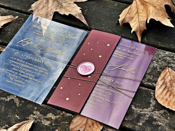 quinceañera invitations with premium finish and modern layout