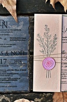 acrylic invitations with premium finish and modern layout