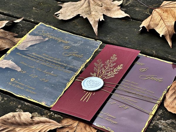quinceañera invitations with premium finish and modern layout