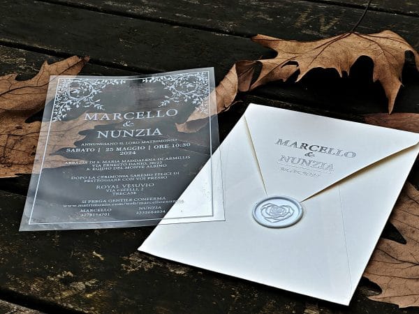 acrylic birthday invitation with premium finish and modern layout