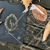 acrylic birthday invitation with premium finish and modern layout