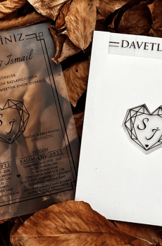 limited edition engraved acrylic wedding card featuring engraved text for quinceañeras