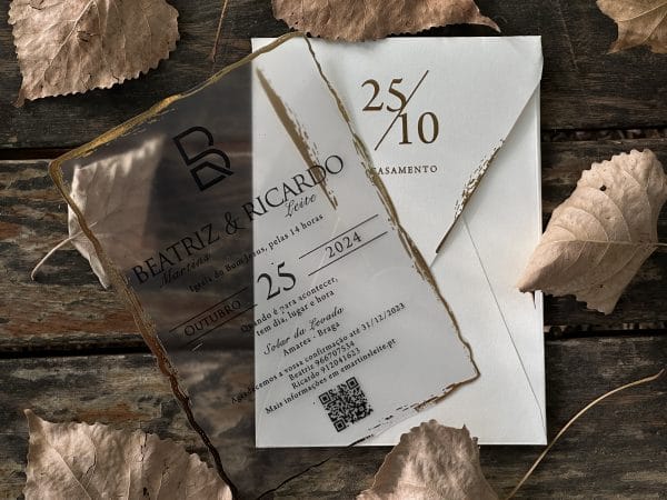 Clear Acrylic Event Invitation – Stylish & Unique