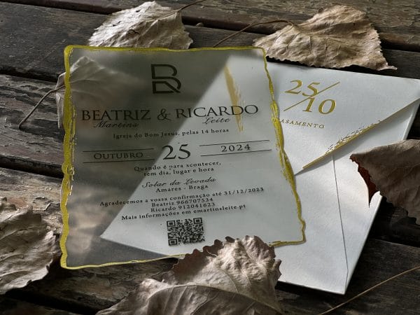Clear Acrylic Event Invitation – Stylish & Unique